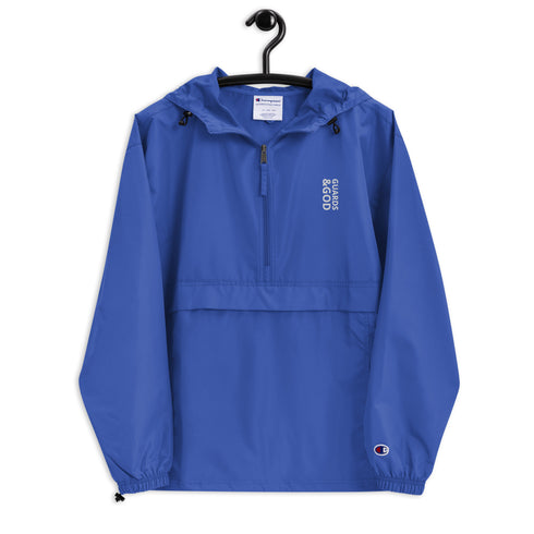Guards &God Vertical Embroidered Champion Packable Jacket